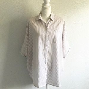 • a&f oversized button-up •